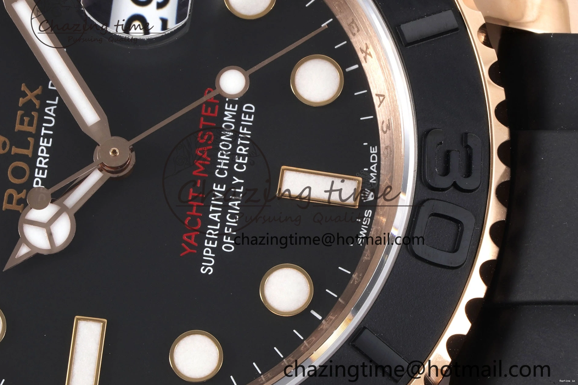 0107 ZeroBulk Yacht-Master 126655 VSF 1:1 Best Edition Black Ceramic Bezel on Oysterflex Rubber Strap VS 2026